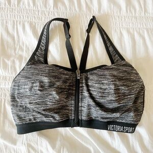 VICTORIA SECRET Black & Gray High Impact Sports Bra 32D